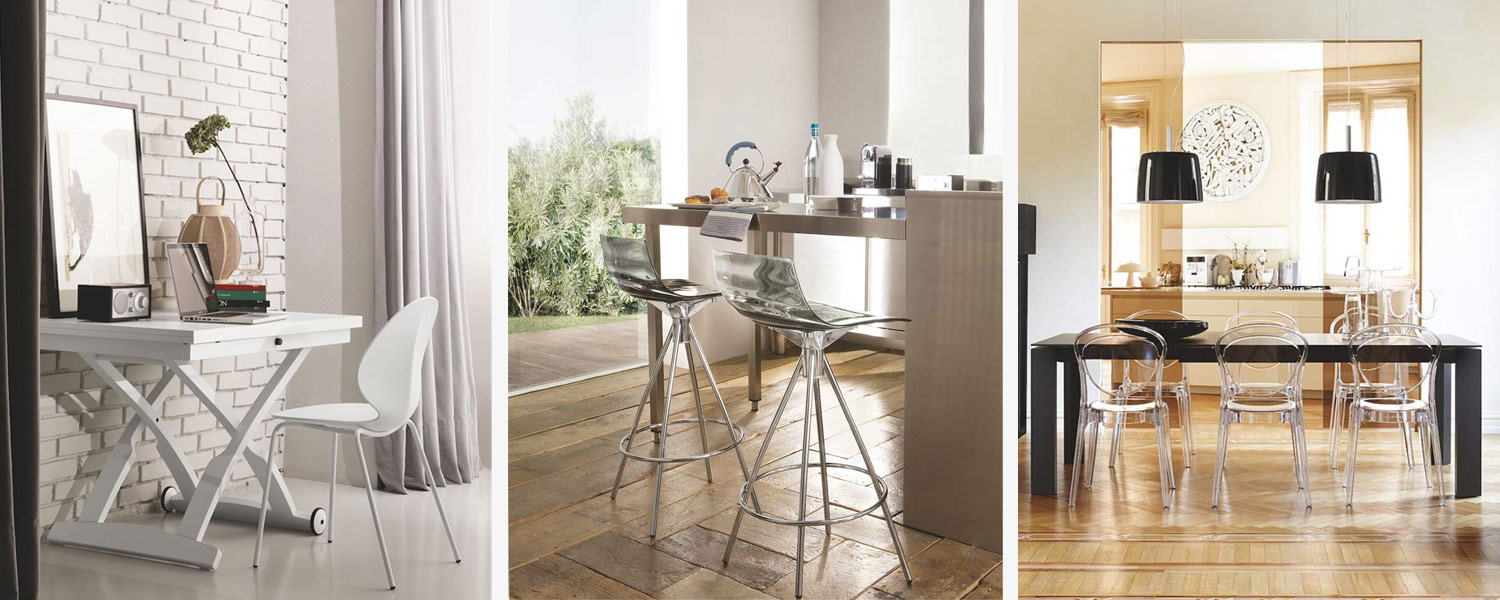 Nuova collezione Calligaris tavoli sedie mobili complementi